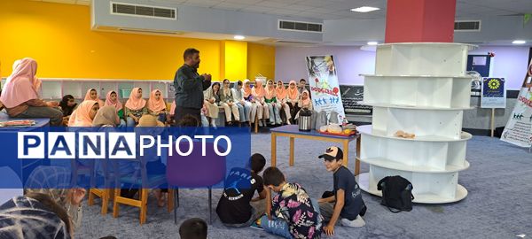 مسابقات دارت و طناب کشی در کتابخانه اندیشه شهرستان شیروان