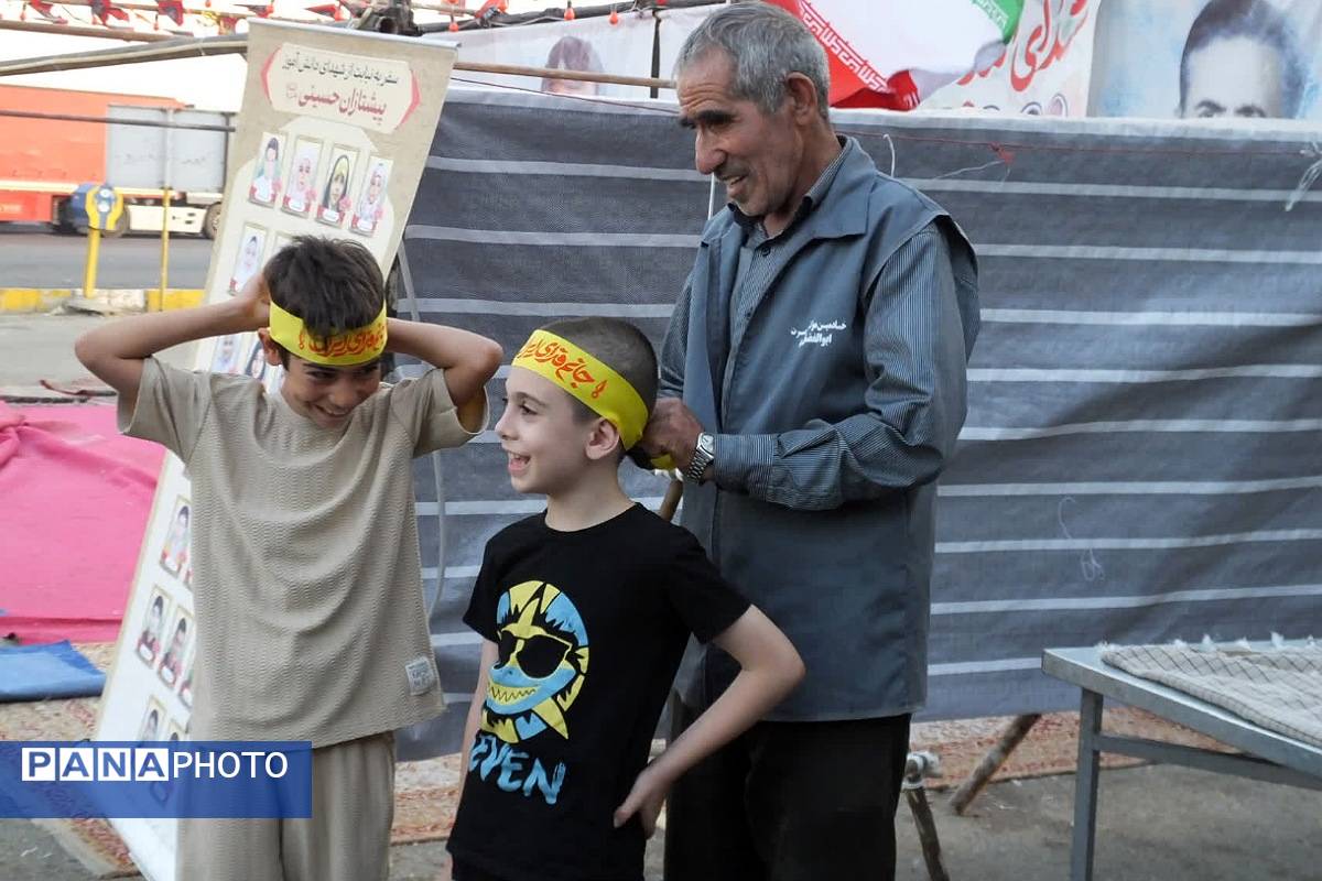 از نگاه معصوم کودک تا اشک پیرمرد؛ روایت عاشقی در موکب «عشاق‌الحسین»