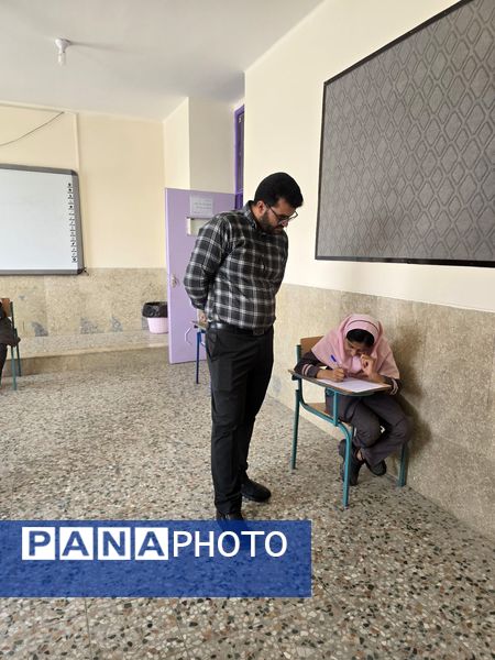 ششمی‌های دبستان کوثر حیدری در تکاپو امتحانات
