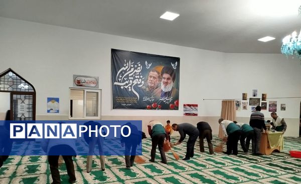 غبار روبی مسجد خاتم النبیین بیرجند به مناسبت فرا رسیدن ماه رمضان 