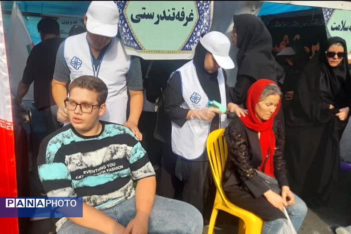 برپایی موکب میدان پویای اربعین