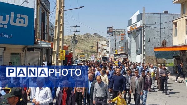 راهپیمایی روزجهانی قدس در شهرستان آبدانان 