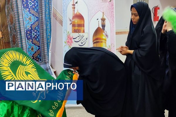 حضور خادمین آستان قدس رضوی در مدرسه شاهد کوثر رباط‌کریم به مناسبت دهه کرامت