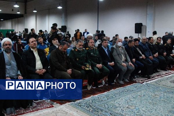 بزرگداشت پنجمین سالگرد شهادت شهید حاج قاسم سلیمانی در مصلی شهر قیامدشت ناحیه یک ری