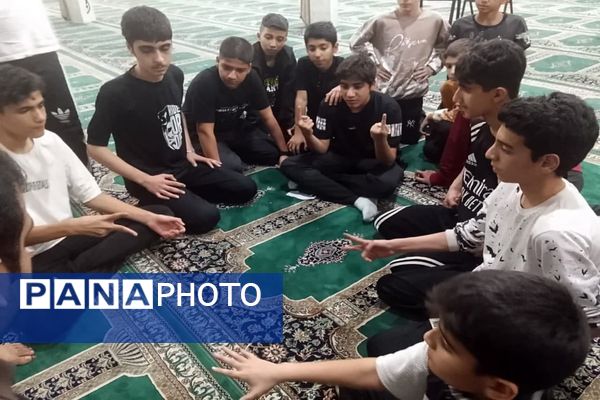 مراسم اعتکاف پسران آسمانی در مسجد علی ابن ابیطالب 