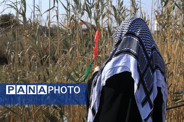 حال و هوای دختران هنرستانی قم در بازدید از یادمان‌های عملیاتی جنوب کشور