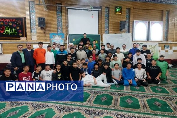 مراسم اعتکاف پسران آسمانی در مسجد علی ابن ابیطالب 