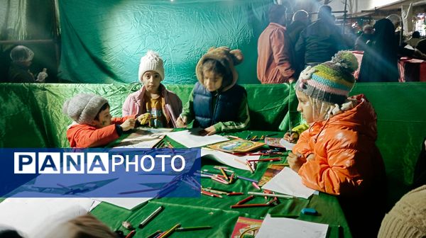 موکب  فرهنگی کودکان در شهرستان کاشمر 