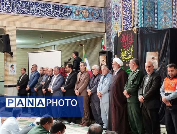  مراسم سوگواری به‌مناسبت شهادت شهدای خدمت در شهرستان چرداول