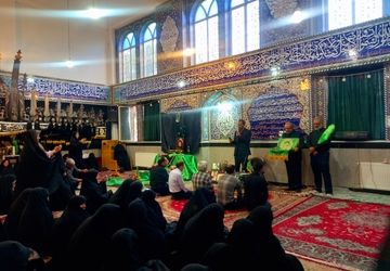 مراسم گرامیداشت شهدای خدمت با همکاری دفتر آستان قدس رضوی شهرستان فلاورجان