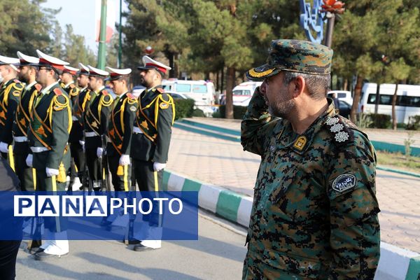 آیین استقبال از پیکرهای مطهر شهدای گمنام در بهشت معصومه(س)