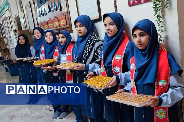 مراسم شهادت حضرت فاطمه (س) در دبستان شاهد کوثر ناحیه ۵ 