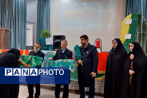 افتتاحیه طرح مصباح الهدی و جشن میلاد حضرت زینب(س) دبیرستان ریحانه النبی باقرشهر