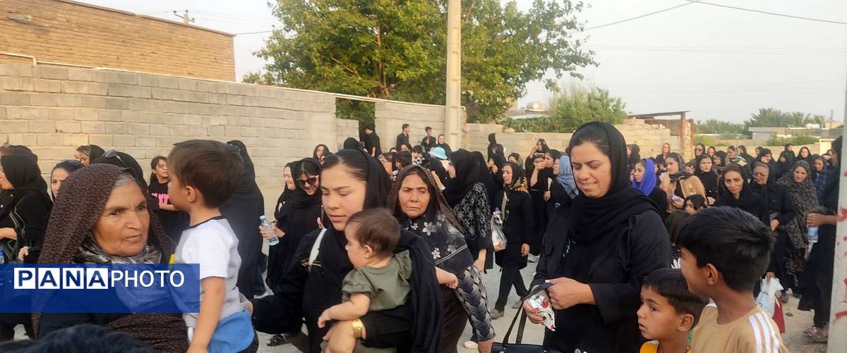 مراسم عزاداری امام حسین(ع) در روستای باغات