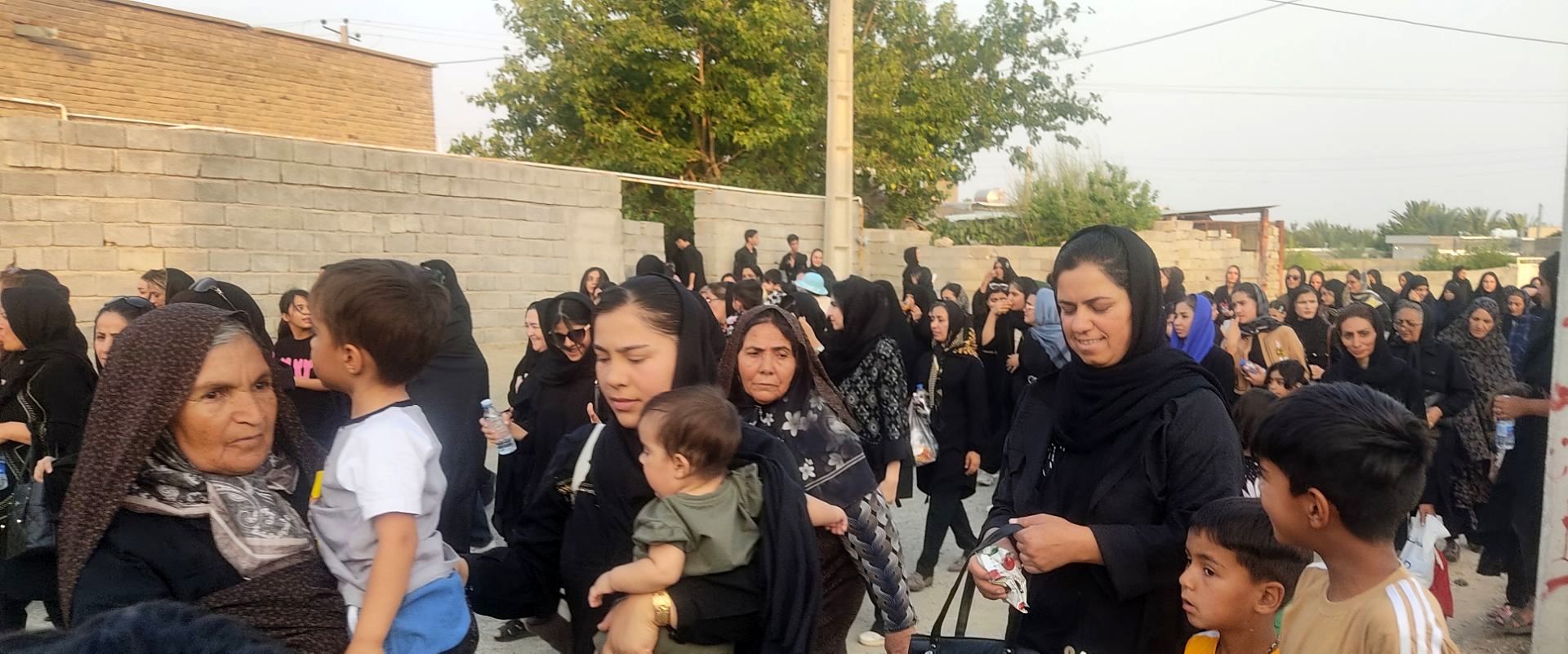 مراسم عزاداری امام حسین‌‌(ع) در روستای باغات