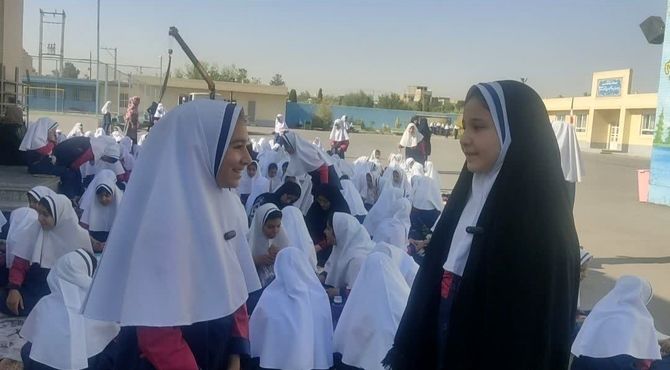 جشن روز کودک در دبستان سید کاظم حسینی برگزار شد