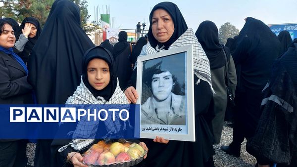 تشییع پیکر مطهر شهید گمنام با عطر فاطمیه