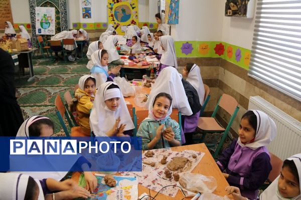 رویداد «زیست بان» با محوریت آموزش محیط زیست در دبستان دخترانه اندیشه