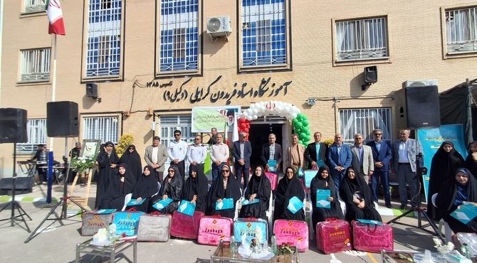 گرامیداشت پدافند غیرعامل با حضور مسئولان شهرستان در دبیرستان وکیلی ۹