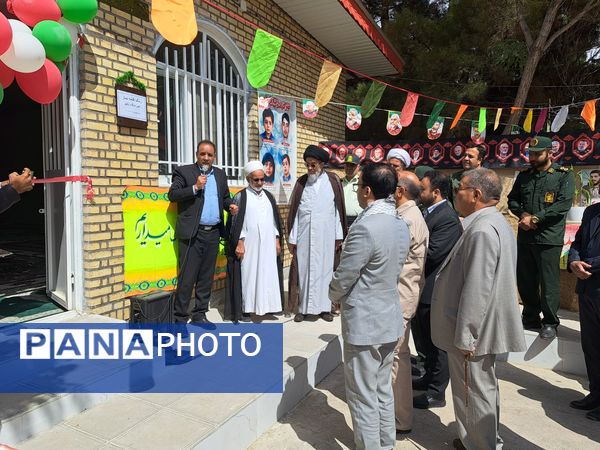 آیین بازگشایی مدارس و افتتاح نماز خانه، در آموزشگاه تکتم باخرز