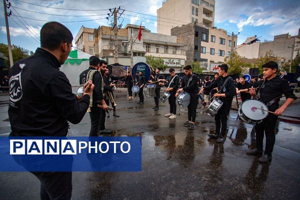 روضه مصور روز عاشورا همراه با مراسم خیمه‌سوزان در مشهد 