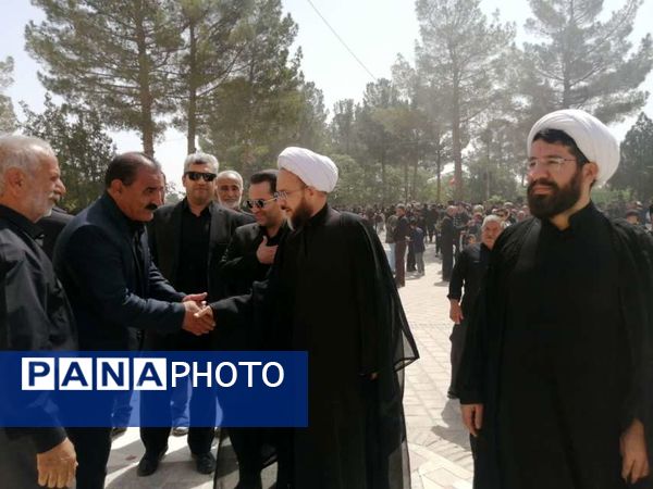 امامزاده سین حسن روستای میرآباد، میزبان مسئولان شهرستان خلیل‌آباد