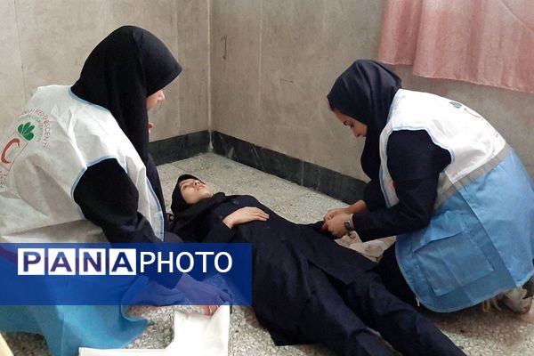 بیست و ششمین مانور سراسری زلزله و ایمنی در شهرستان فیروزکوه