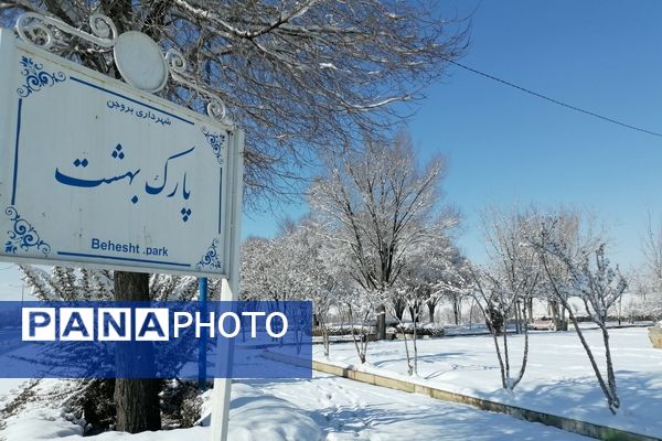 برف زمستانی مهمان دوباره‌ بروجن