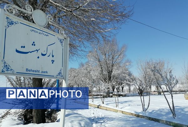 برف زمستانی مهمان دوباره‌ بروجن