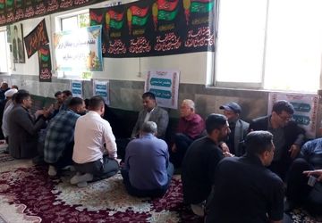 برپایی میز خدمت در چهاردانگه مازندران