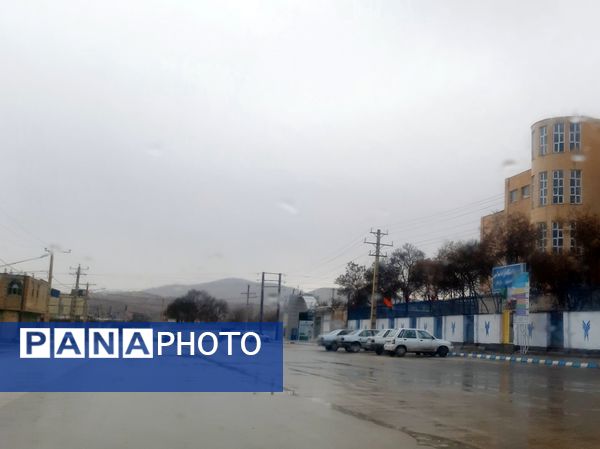 لردگان زیر باران، طراوت زمستانی در دل کوهستان