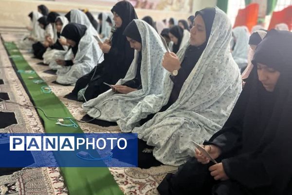 مراسم  ایام فاطمیه در آموزشگاه امام خامنه‌ای شاهد 16ناحیه 4 شیراز