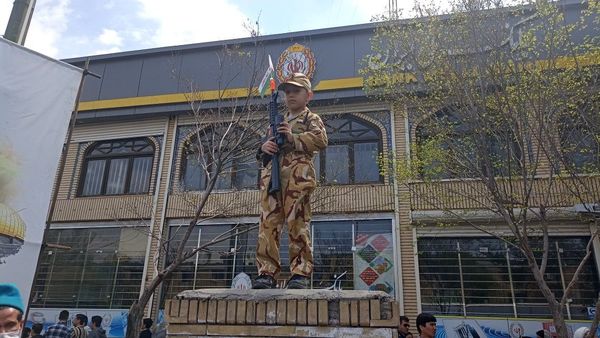 مردم مشهد با صلابت وصف نشدنی در راهپیمایی روز قدس