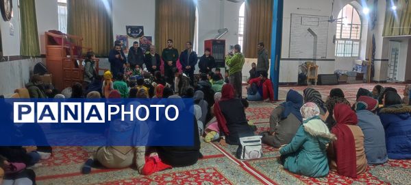 جشن ولادت حضرت علی (ع) پایگاه بسیج مطهره روستای تنسوان شیروان