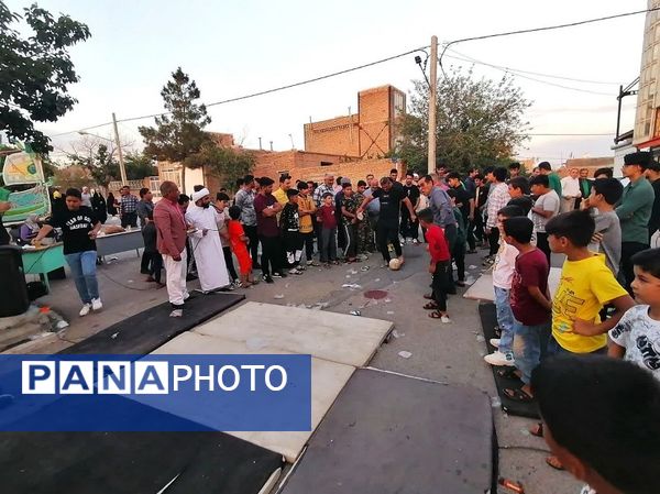 جشن یک کیلومتری عید غدیر در شهرستان بام و صفی آباد 