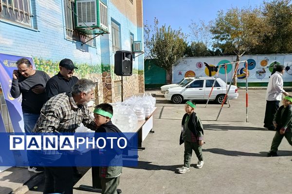 عطر عزای فاطمی در دبستان دکتر اکبری باقرشهر 