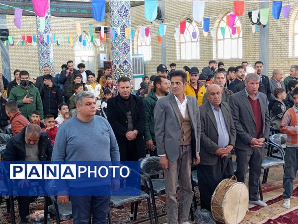 مراسم بزرگداشت ولادت حضرت امام علی (ع) و گرامیداشت روز پدر در حسینیه قمر بنی‌هاشم سفید‌دشت