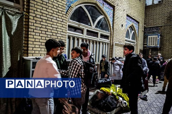 افتتاحیه اعتکاف دانش‌آموزی مسجد قمربنی هاشم باقرشهر 