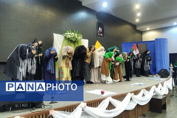 گرامیداشت ایام فاطمیه با اجرای نمایش آفلین در اداره آموزش و پرورش اسلامشهر
