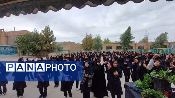 عزاداری مدارس سطح شهرستان خلیل‌آباد به‌مناسبت شهادت شهید سید حسن نصرالله