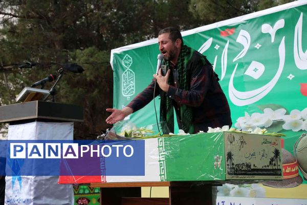 مراسم تشییع و تدوین شهید گمنام در اسلام آبادغرب