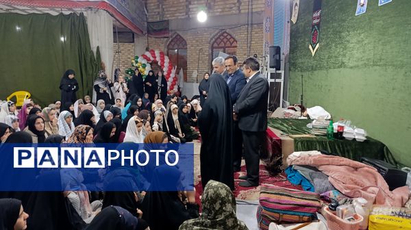  حضور مسئولان آموزش و پرورش در جمع معتکفین دانش‌آموز یاسوج