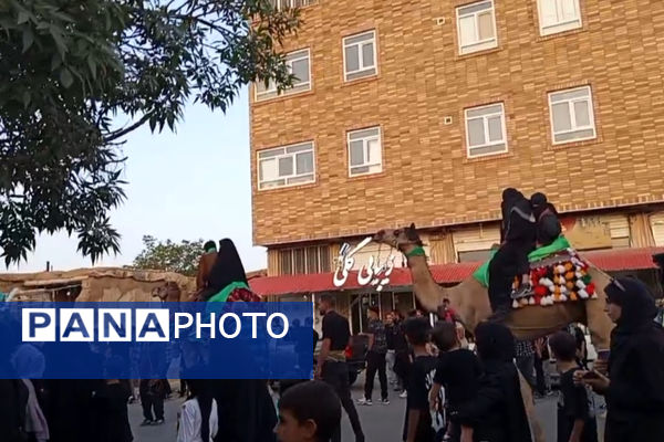 بانگ چاووش محرم و لبیک یاحسین در شهر بهمن