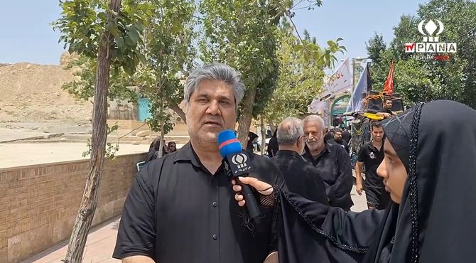 عزاداری مردم شهر کهک در عاشورای حسینی(ع)