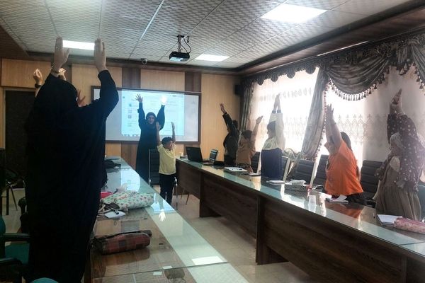 جلسه اول دوره بازیگری صدا در خبرگزاری پانا آذربایجان شرقی