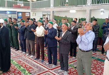 اقامه نماز جمعه همزمان با وفات حضرت معصومه (س) در مسجد جامع شهر بار نیشابور