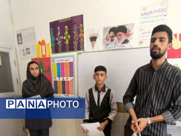 تقدیر از برترین‌های دبستان شهید پسندیده فدافن