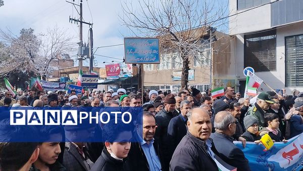 راهپیمایی یوم الله ۲۲ بهمن ماه در شهرستان خلیل‌آباد