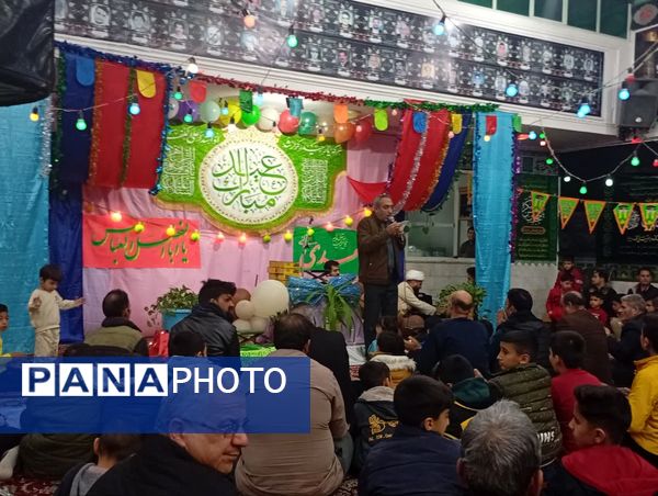 تکیه حسینی غرق در شادی علوی