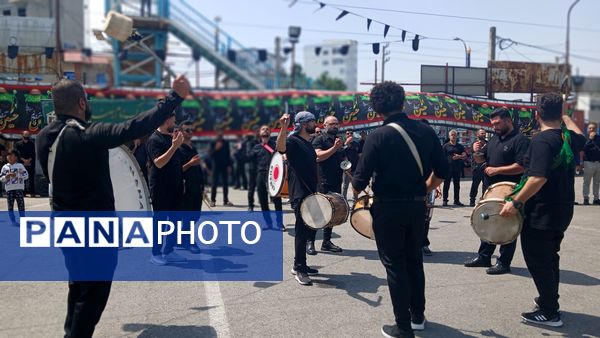 مراسم سوگواری امام حسین(ع) توسط کارکنان صنعت نفت محمودآباد